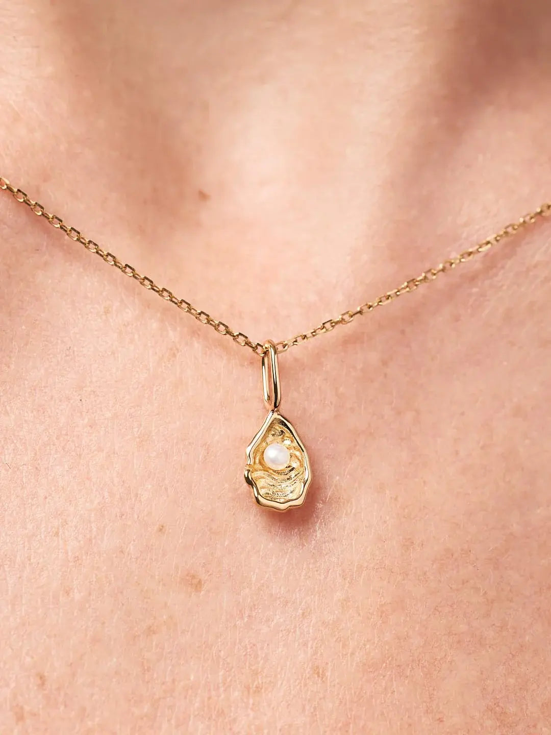 Massief 14K Geelgouden Hanger Ketting
