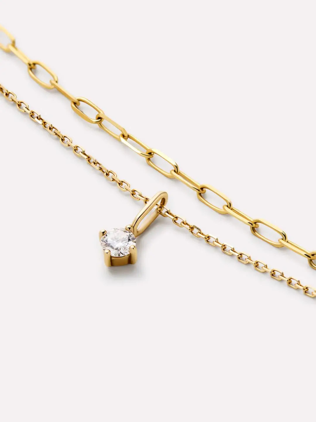Elegante Gouden Diamanten Ketting