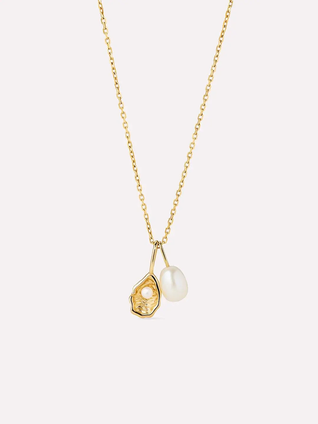 Massief 14K Geelgouden Hanger Ketting